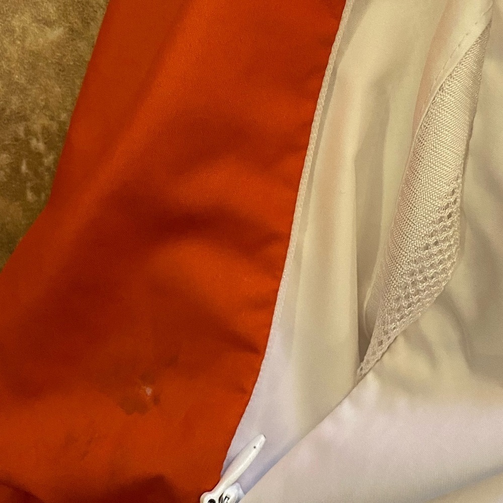 adidas Originals Big Adi Windbreaker Jacket - White/Orange - Size M - Picture 11 of 16